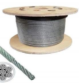 High Strength 7x7 6MM PU Coated Stainless Steel Wire Rope