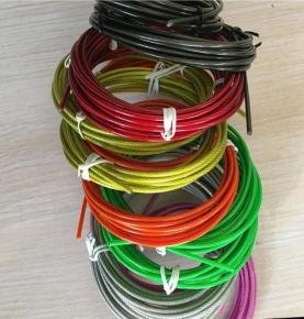 316 2MM High Strength Colorful PE Coated Stainless Wire Rope